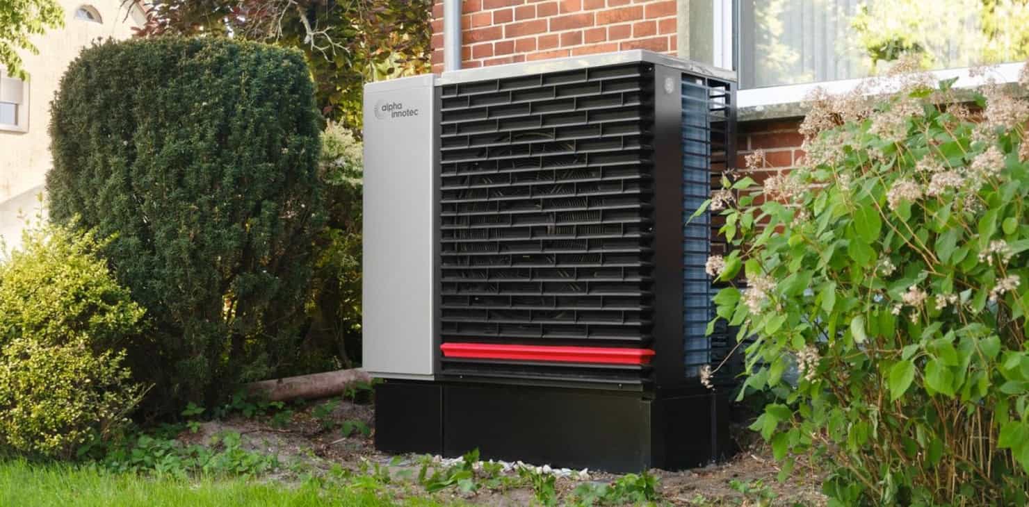 Moderne Heizungsanlage in einem Einfamilienhaus zur energieeffizienten Wärmeversorgung