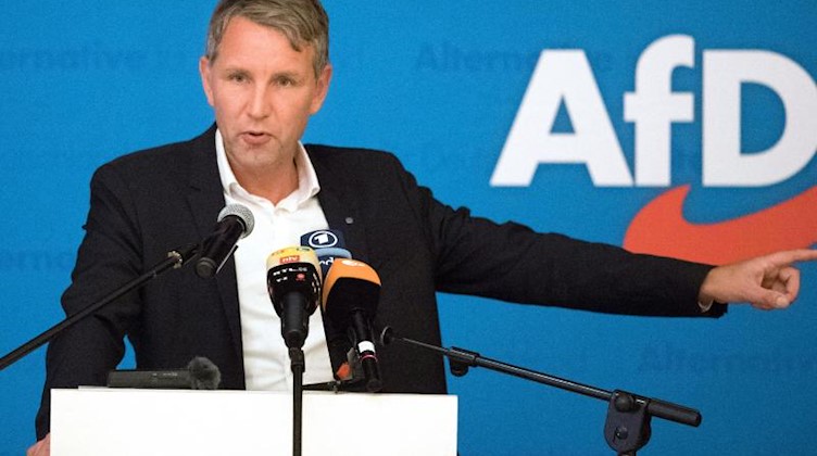Björn Höcke, Vorsitzender der AfD in Thüringen. Foto: Sebastian Kahnert/Archivbild