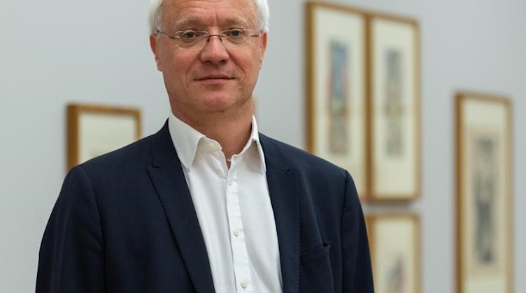 Gisbert Porstmann, Direktor der Städtischen Galerie Dresden. Foto: Robert Michael/Archivbild