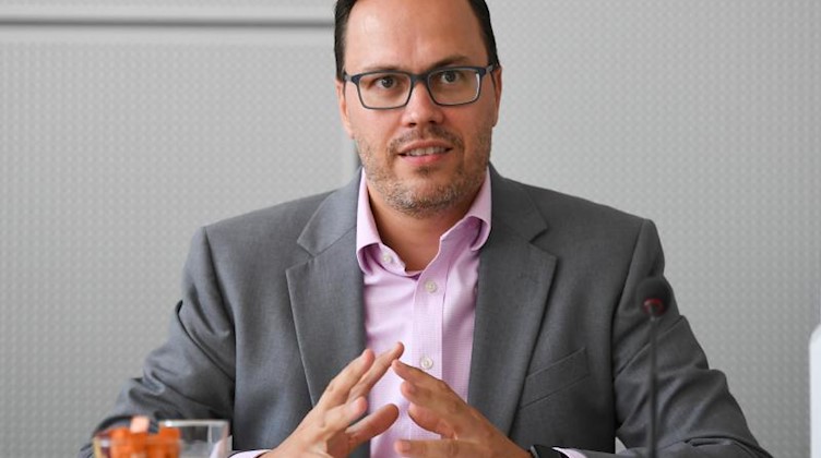 Dirk Panter, Vorsitzender der SPD-Fraktion im Sächsischen Landtag. Foto: Robert Michael
