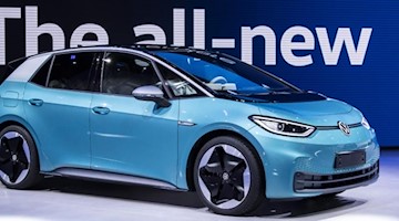 Das neue Elektroauto ID.3 von Volkswagen wird auf der IAA präsentiert. Foto: Silas Stein