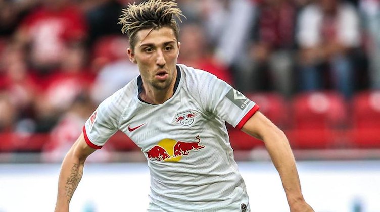 Leipzigs Kevin Kampl in Aktion. Foto: Andreas Gora/Archivbild
