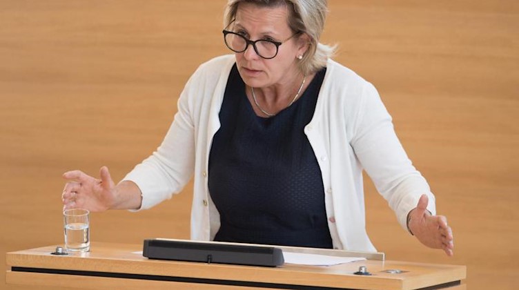 Barbara Klepsch (CDU), Sozialministerin von Sachsen. Foto: Sebastian Kahnert/Archivbild