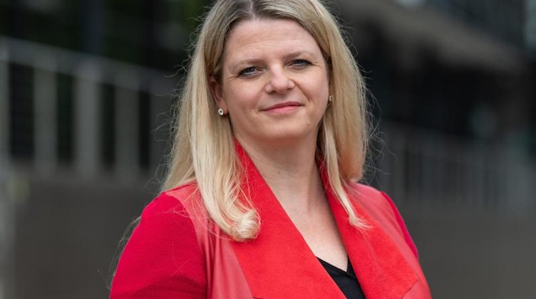Linke-Politikerin Susanne Schaper. Foto: Robert Michael/Archivbild