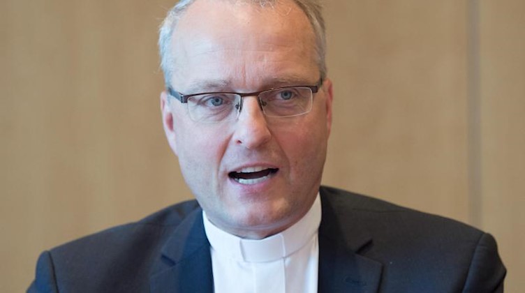Carsten Rentzing, Landesbischof der Evangelisch-Lutherischen Landeskirche Sachsens. Foto: Sebastian Kahnert/zb/dpa