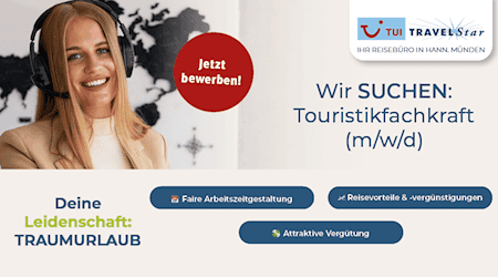 Wir SUCHEN: Touristikkraft (m/w/d)