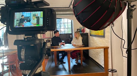 Im Interview mit Viola von Cramon. Foto Marks