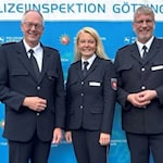 Rainer Nolte, Tanja Wulff-Bruhn und Marco Hansmann (v.li.). Foto Polizei Göttingen