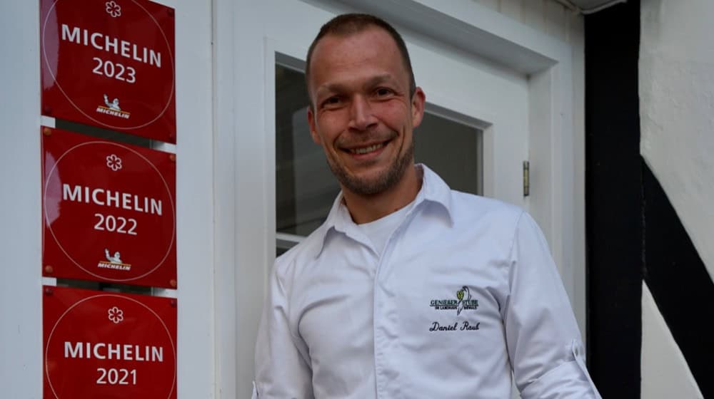 Kopf hoch: In diesem Jahr hat es Daniel Raub aus Friedland nicht geschafft, den 2024 verlorenen Michelin Stern wiederzuholen. Foto Bernard Marks 