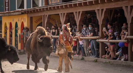 Die Gäste sahen ein abwechslungsreiches Programm mit authentischen Westernshows, spannenden Einblicken in das Leben des Wilden Westens. Fotos: Hermann