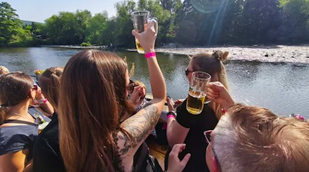 Tolle Stimmung auf der Fulda mit sensationellem Ausblick. Fotos: Bernard Marks