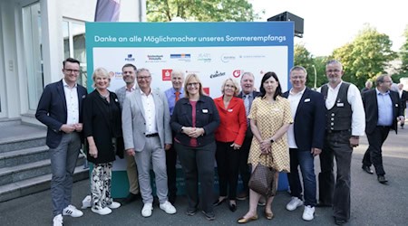 Großer Dank richtete sich an die zahlreichen Sponsoren des Sommerempfangs 2025. Fotos Bernard Marks