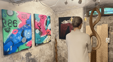 Lost Place wurde zu einem spannungsreichen Kunstraum