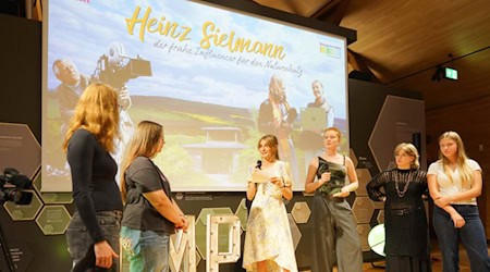 Präsentation der Videos der Schülerinnen und Schüler auf Gut Herbigshagen. Fotos: Bernard Marks/Heinz Sielmann Stiftung