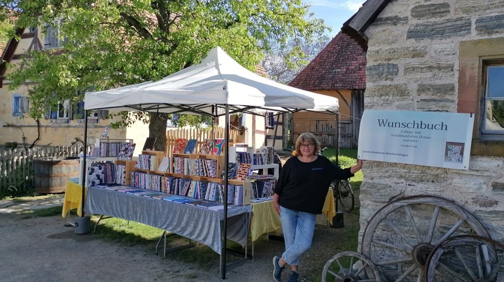 Sie finden Doreen Andritzke mit ihren Wunschbüchern auch am 20. und 21. Dezember auf dem Weihnachtsmarkt in Hann. Münden. Foto: privat