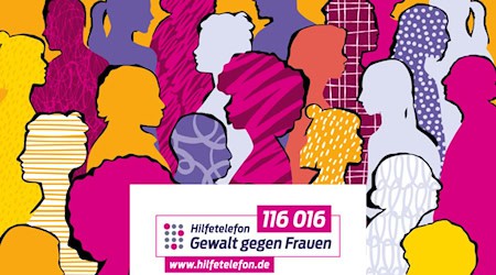 Kampagnenmotiv des Hilfetelefons. Plakat: hilfetelefon.de/kampagnen-aktionen/schweigen-brechen