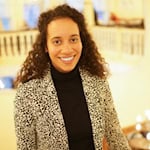 Onyeka Oshionwu bei einem Treffen bei Cron & Lanz in der Göttinger Innenstadt. Foto: Bernard Marks 