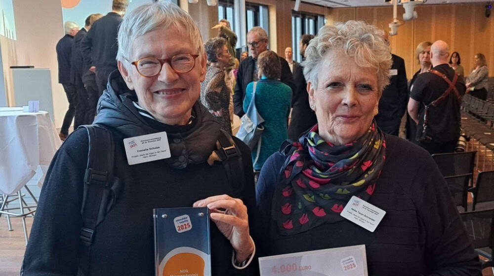 Heike Tauer-Schneider und Cornelia Schulze holen den Niedersächsischen Ehrenamtspreis nach Hann. Münden. Foto: privat