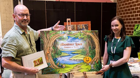 Geschichten und Kreativität: Jedes Kapitel wird von einem Ausmalbild begleitet – mal verspielt, mal geheimnisvoll, mal komisch. Foto: Wegener