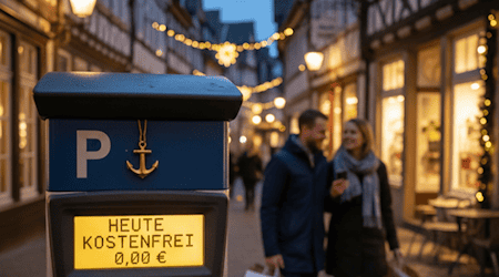 An den vier Adventssamstagen – 29. November sowie 6., 13. und 20. Dezember – stehen sämtliche städtischen Parkflächen ohne Parkgebühren zur Verfügung. Foto: Symbolfoto KI generiert.