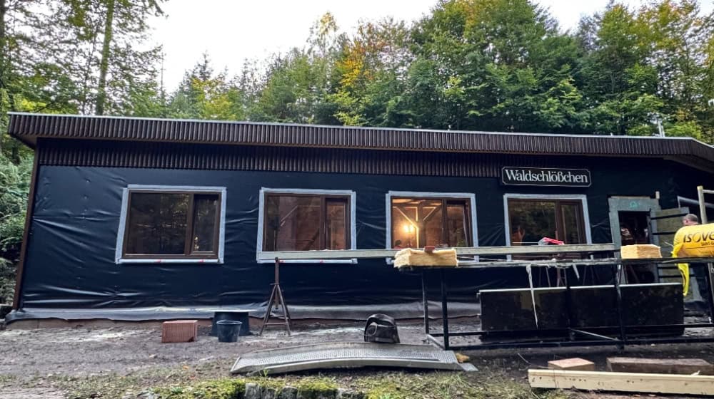 1952 von Otto Dummer erbaut, war das Waldschlösschen über Jahrzehnte Ziel unzähliger Wanderer, Familien und Vereine. Foto: privat