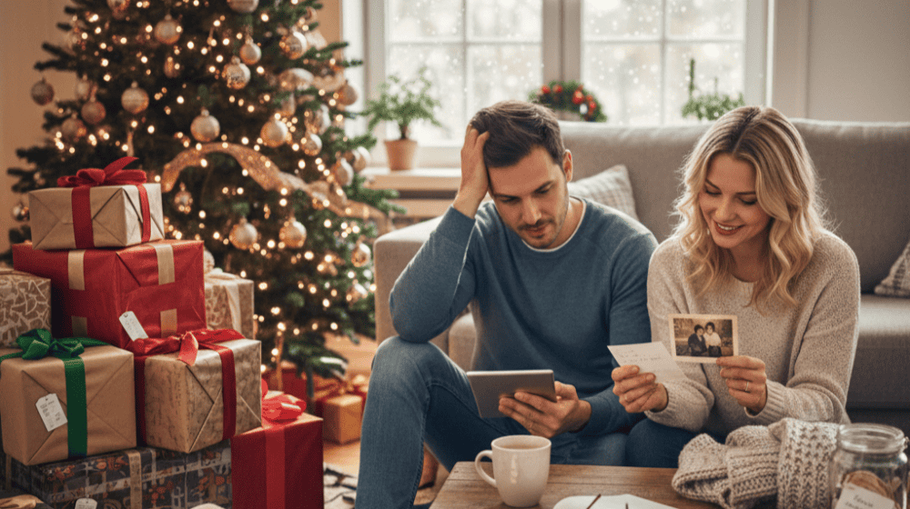 Immer mehr Menschen entdecken alternative Geschenkformen: Zeitgeschenke, gemeinsame Erlebnisse, Spenden im Namen des Beschenkten oder selbst gestaltete Kleinigkeiten. Foto: KI generiert