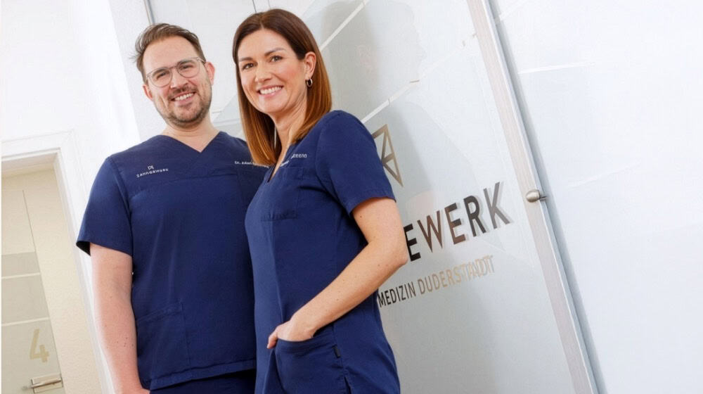 Gegründet wurde Zahngewerk von Dr. Julian Spellmann und Stefanie Spellmann, beide absolvierten ihr Studium an der Georg- August-Universität Göttingen. Foto: Zahngewerk