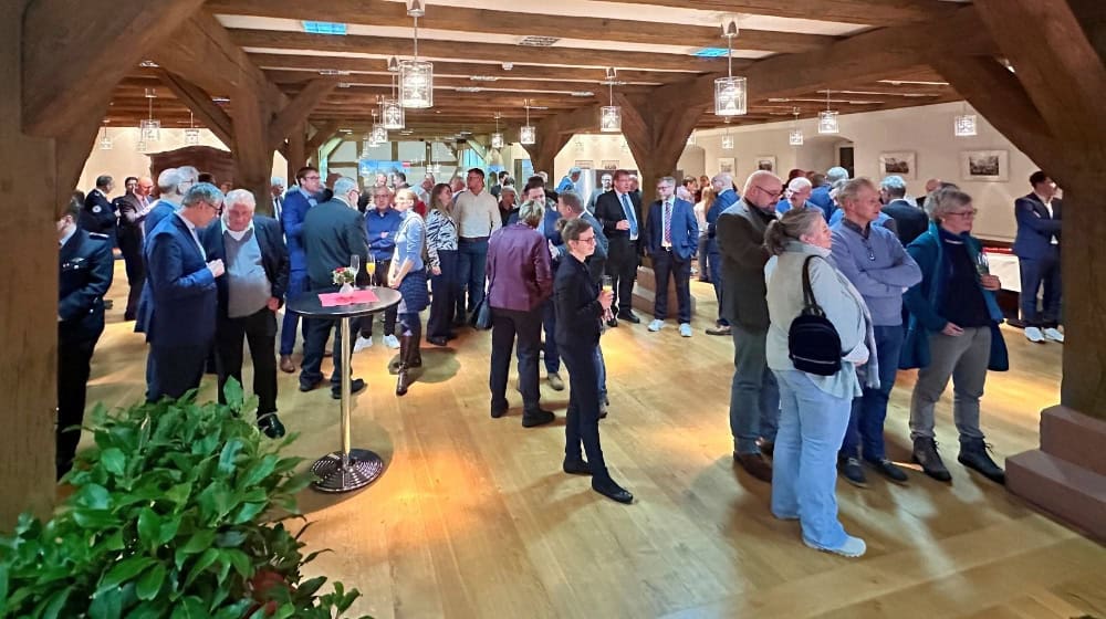 Viele Besucherinnen und Besucher kamen zum Neujahrsempfang ins Rathaus Osterode. Fotos: Stadt Osterode