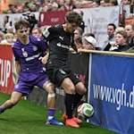 Packende Szenen im Finale zwischen Austria Wien und Borussia Mönchengladbach. Fotos: FEST GmbH / Swen Pförtner
