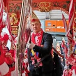 Machtübernahme der Eichsfelder Narren und widerstandslose Schlüsselübergabe des Stadtrates. Foto: ny