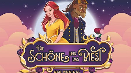 Seit Jahrhunderten erzählen sich die Menschen schon das Märchen von der Schönen und dem Biest und der Kraft ihrer Liebe, die so stark ist, dass sie sogar einen Fluch brechen kann. Plakat Theater Librie