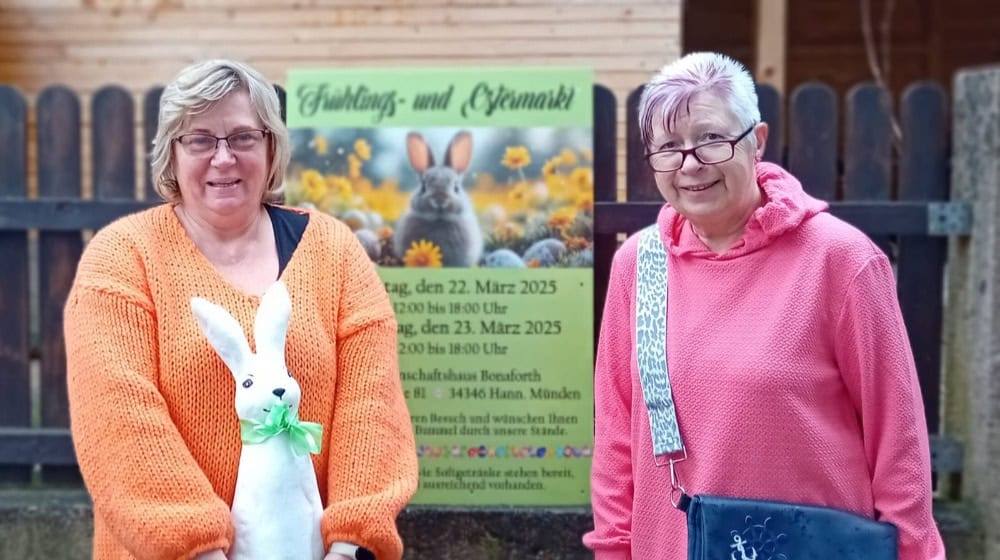 Organisiert wird der Frühlings- und Ostermarkt erneut von Susanne Repovs und Karin Vogelsang. Foto: Vogelsang