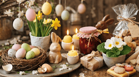 Ostern steht vor der Tür und wir setzen dieses Jahr auf Natürlichkeit! Foto: KI generiert