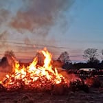 Osterfeuer in Duderstadt (ny)