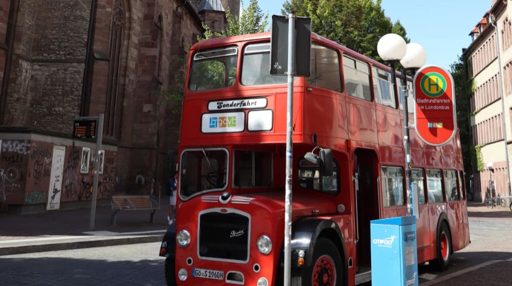  Beliebt bei Göttingern und Touristen – der „Londonbus“ der Göttinger Verkehrsbetriebe GmbH, ©Göttinger Verkehrsbetriebe GmbH