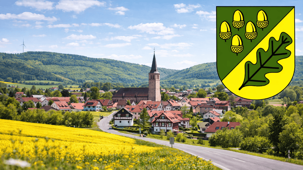 Neu-Eichenberg hat gewählt. Foto: KI generiert