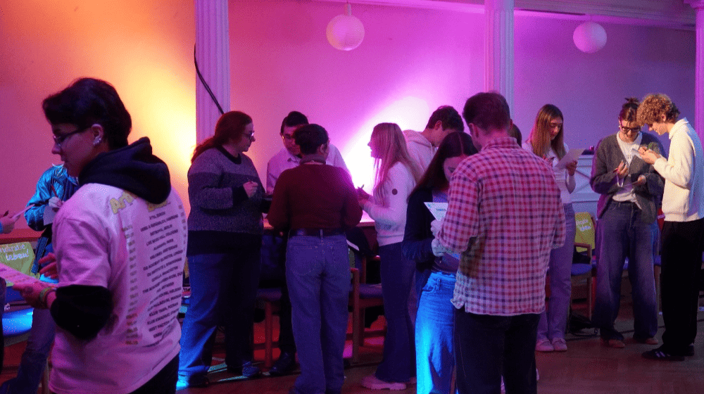 Kennenlernaktion zum Start der Jugendkonferenz in Bad Sooden-Allendorf. Bild: Werra-Meißner-Kreis