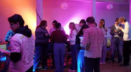 Kennenlernaktion zum Start der Jugendkonferenz in Bad Sooden-Allendorf. Bild: Werra-Meißner-Kreis