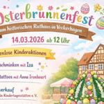 Osterbrunnenfest Reinhardshagen 2026: Alle Infos zum Event am 14. März. Plakat: Veranstalter