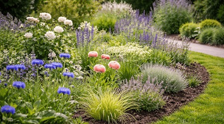Nachhaltigkeit und Klimafreundlichkeit stehen bei den Blühtrends 2026 im Fokus. Foto: KI generiert