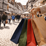 Verkaufsoffen in Hann. Münden am 22. März. Symbolbild KI generiert