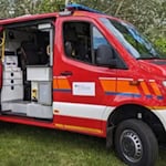 CBRN Erkundungswagen mit geöffneter Seitentür. Foto: BBK