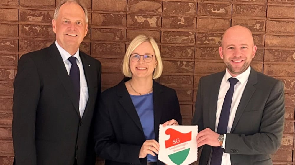 Fritz Güntzler und Dr. Christiane Schenderlein, Sebastian Bornmann. Foto: FG