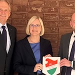 Fritz Güntzler und Dr. Christiane Schenderlein, Sebastian Bornmann. Foto: FG