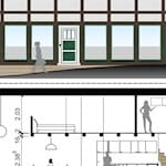 Entwurf von Laden zu Wohnung (c)Fachwerk5Eck_Planungsgruppe Lange