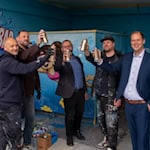 Sind zufrieden: von links Goran Grubac, Lars Gurofski, Stefan Beer, Roger Bernd und VHM-Geschäftsführer Marc Pfütz freuen sich auf viele Gäste. Foto: Ulbrich