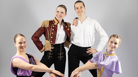 The Greatest Showman" mit Maja Becker, Sophie Petereit, Emma Fischer und Jana Bensch in den Hauptrollen. Foto von Stephan Rech.