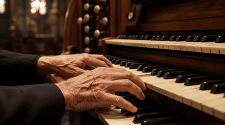Organist Christian Möller gestaltet das siebte Konzert des Mündener Orgelsommers in St. Blasius und verbindet klassische Orgelliteratur mit eigenen Kompositionen und Improvisationen. Foto: KI generiert zur Veranschaulichung.