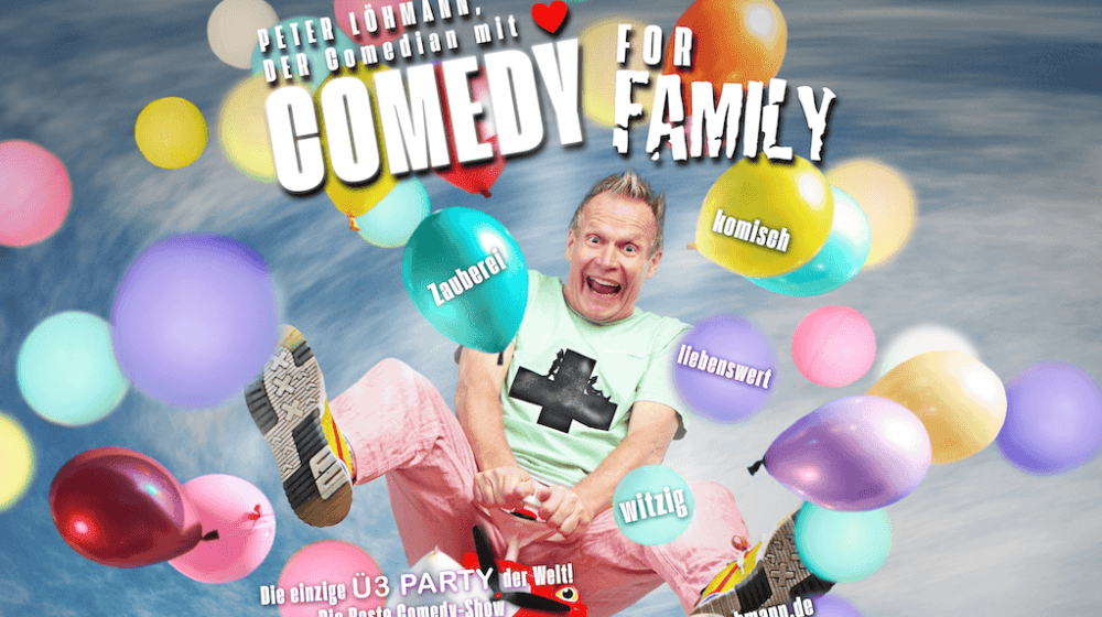 Bunte Familienshow mit Comedy und Zauberei