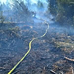 Brand nahe A7. Foto: Stadtverwaltung Hann. Münden